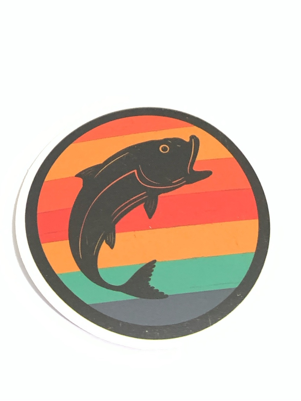 Multicolor Fish Vinyl Sticker - Picture 2 of 3